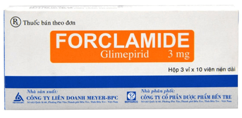 Thuốc Forclamide được chỉ định để điều trị đái tháo đường